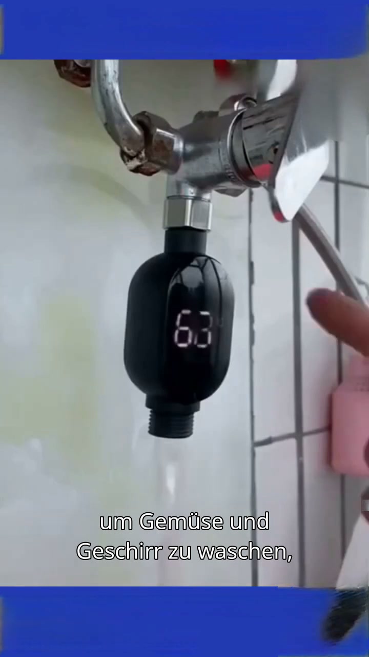 Intelligentes LED-Duschthermometer