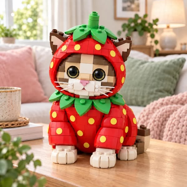 Catberry. The Strawberry Cat.