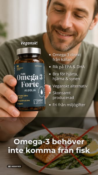 Omega-3 direkt från källan - Helt utan fisk!