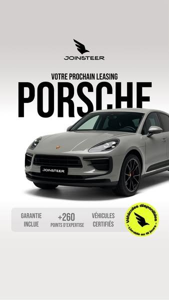 Porsche dès 799€ / mois