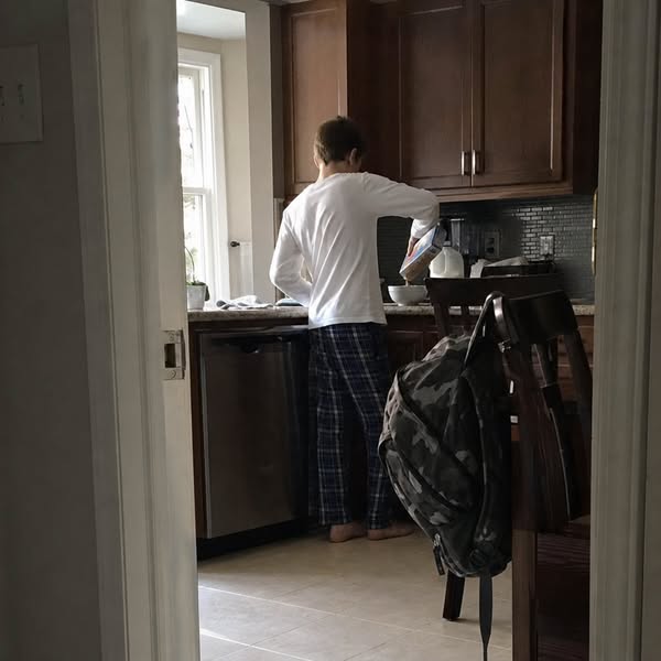 "Mom, I didn't know mornings could feel like this."