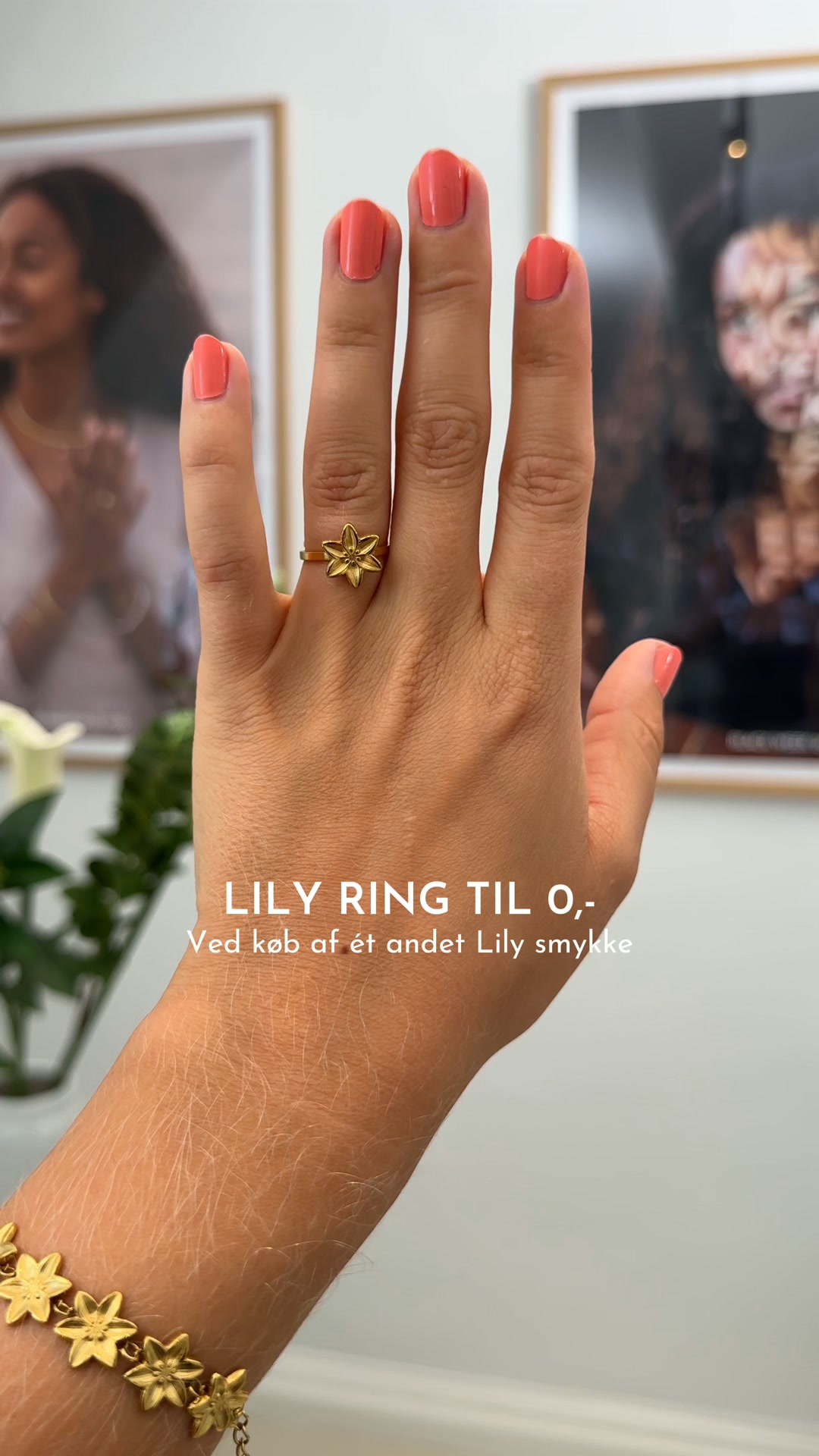 GRATIS Lily Ring | Køb 1, få den med