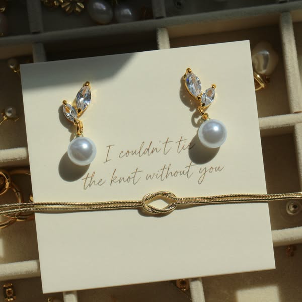Knot Bracelet + Earring Sets!
