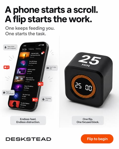 A timer you turn, not an app