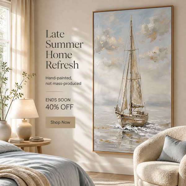 40% OFF + Try Art on Your Wall with VR