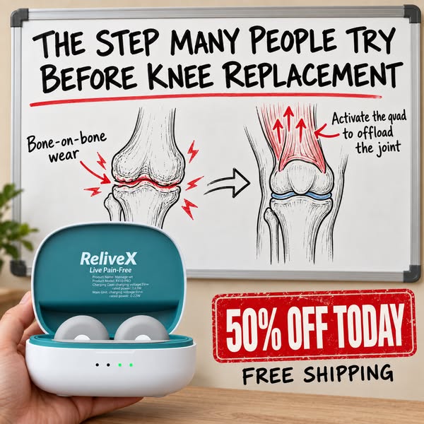 Active quads and calmer knees for 50% less