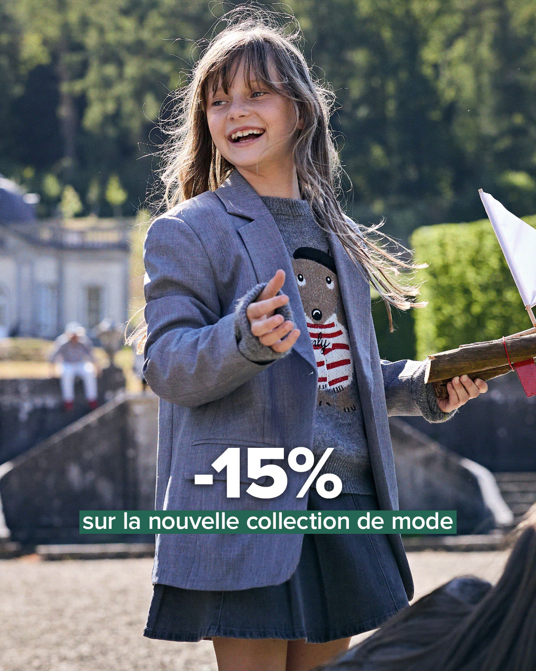 15 % sur la nouvelle collection enfants