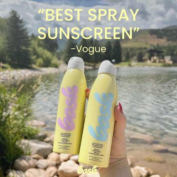 Invisible SPF mist. Now in the UK
