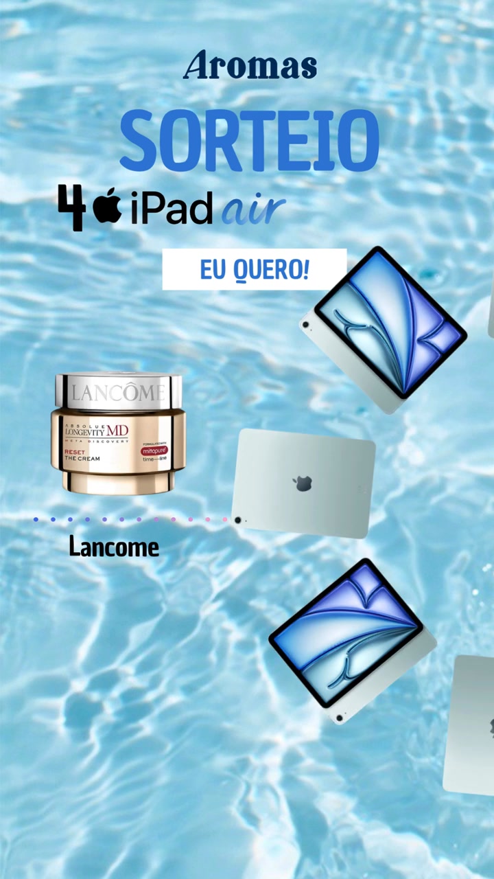 Compra Lancôme, Armani ou YSL e participa