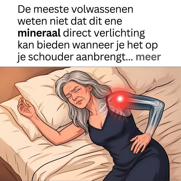 Welk mineraal is het beste om schouderpijn te 'verlichten'?