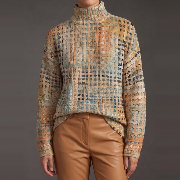 A turtleneck that's warm without the itch. Iris — £39.95.