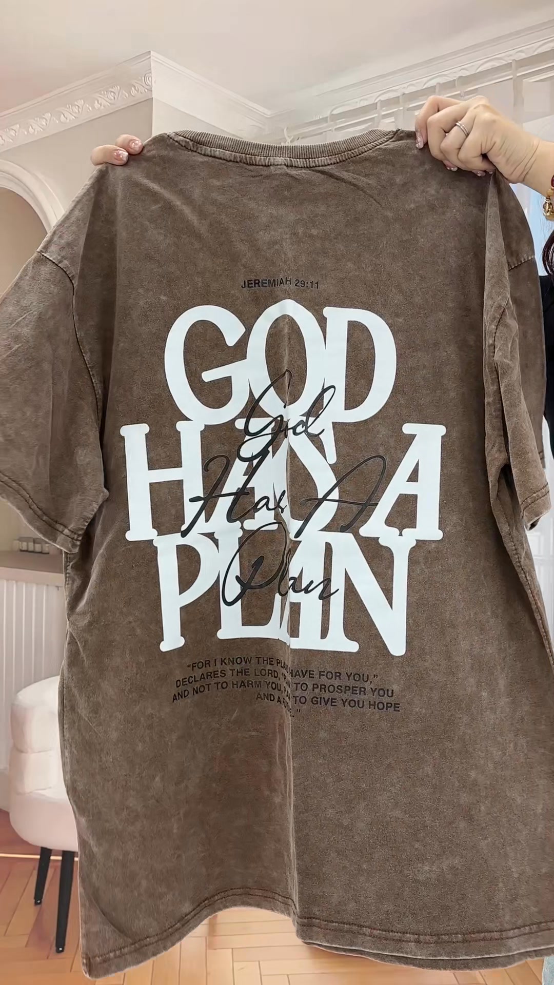 Washed vintage, faith on full display