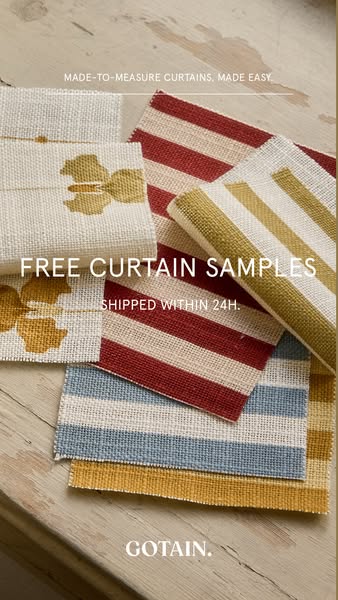 Free curtain samples!