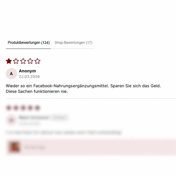 Ich habe diesem Produkt fast nur 1 Stern gegeben