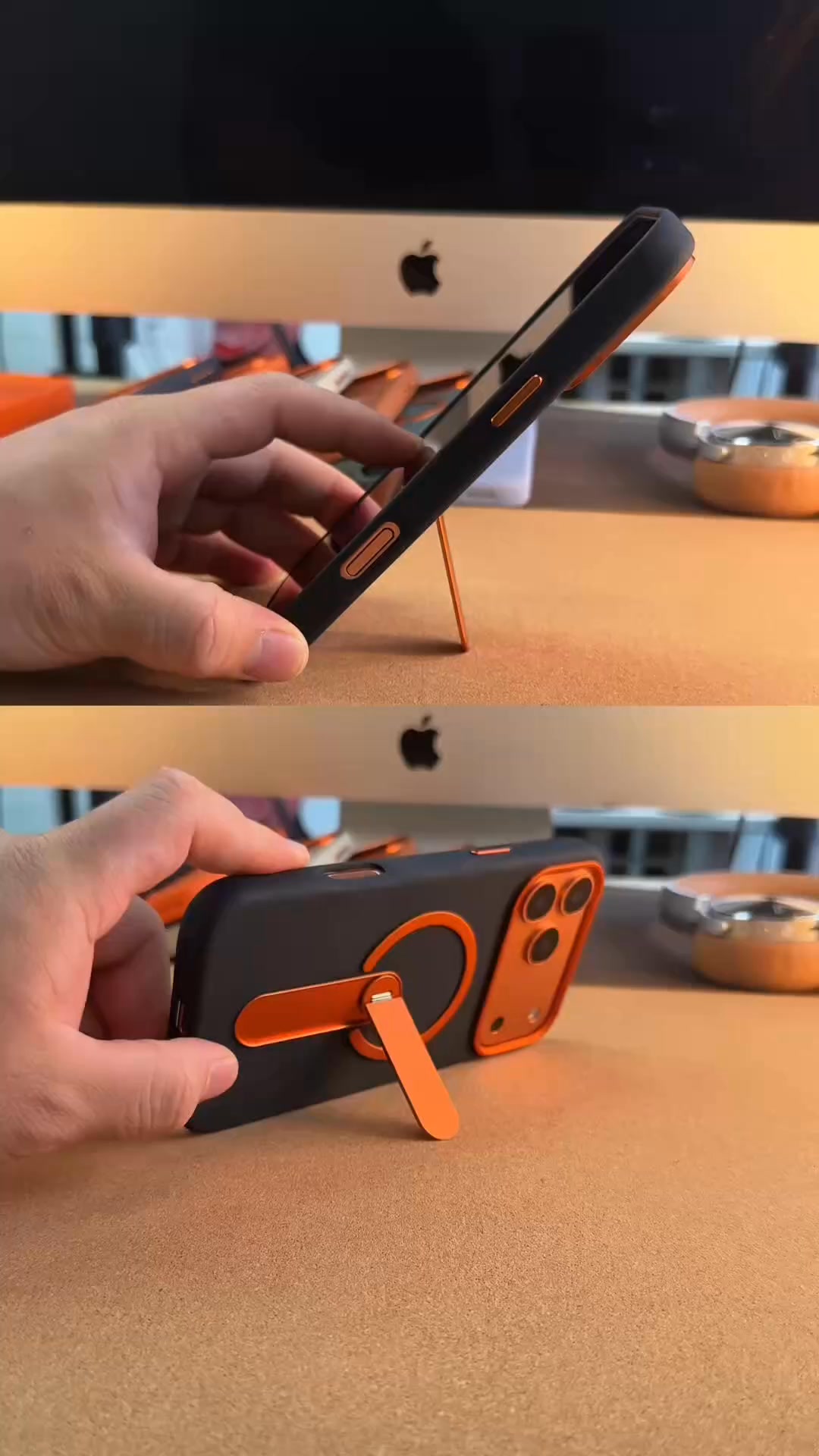 ClearSight Magsafe Stand iPhone Case