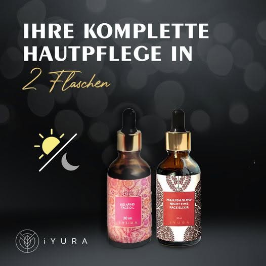Morgens Tropfen + abends Massage = Dauerstrahlen!