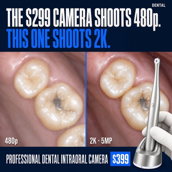 Show Them the Tooth - Wireless 5MP Intraoral Camera
