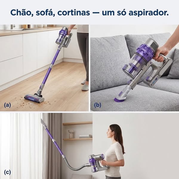 Sempre pronto a usar, sem fios
