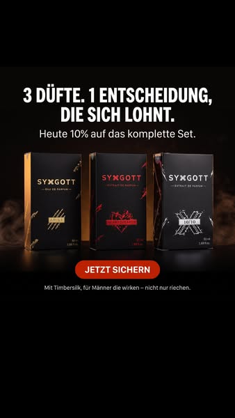 Syxgott Parfum schenkt dir einen Duft + Probenpaket + Geschenk im Wert von 30€