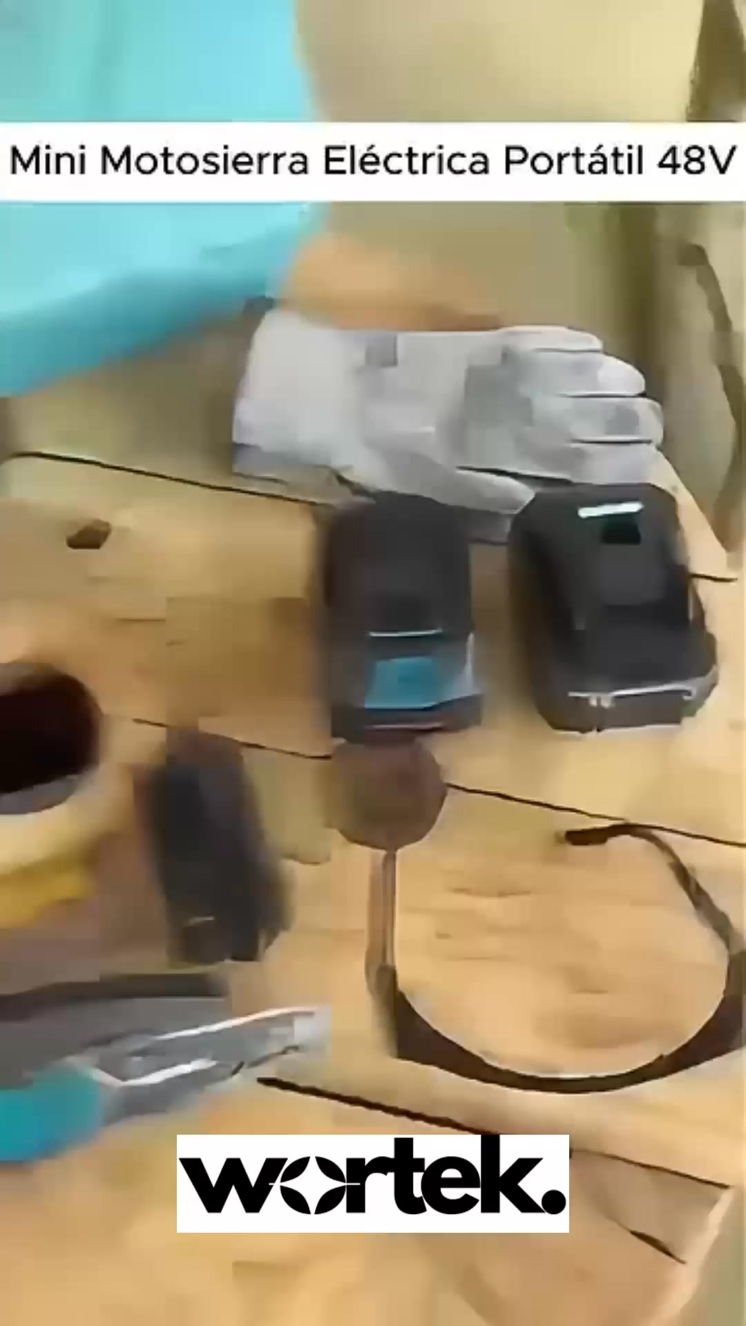 Motosierra 48V Ligera y Potente para tu Jardín