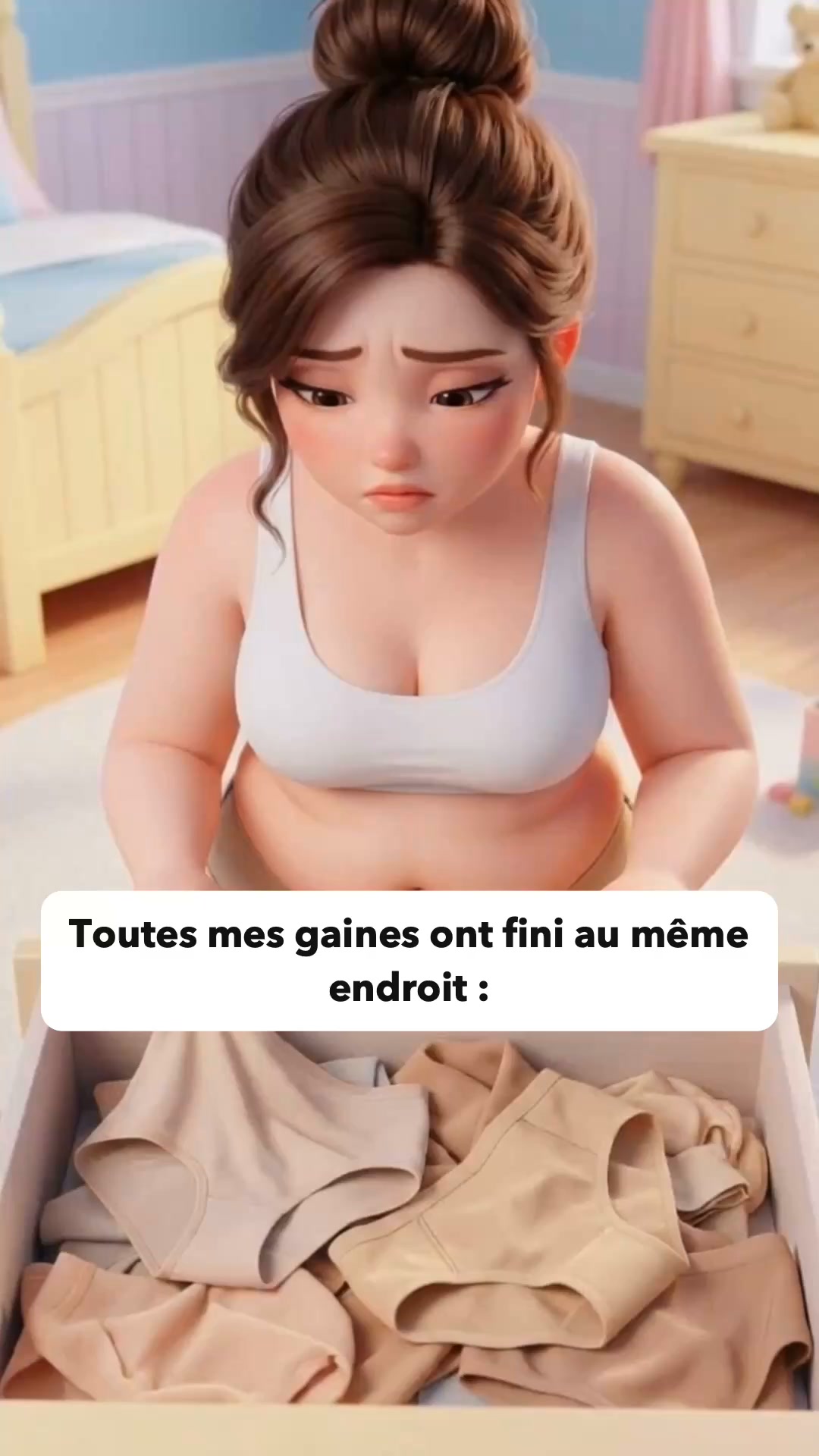 Toutes mes gaines ont fini au fond du tiroir.