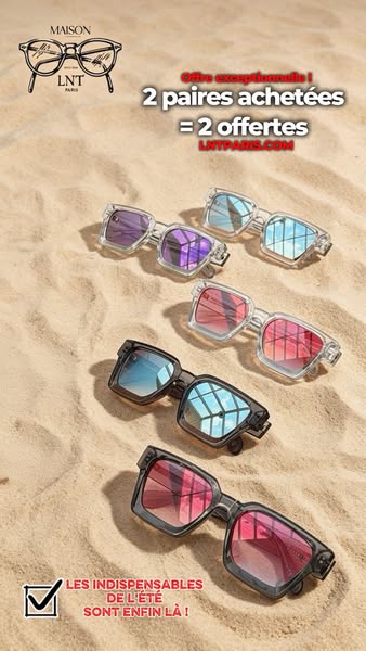 2 paires achetées = 2 paires offertes Les Soldes c'est maintenant !