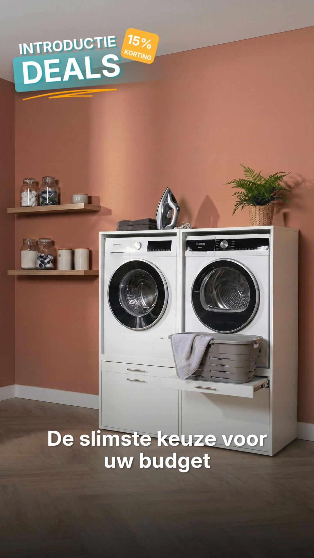 15% korting + gratis verzending!