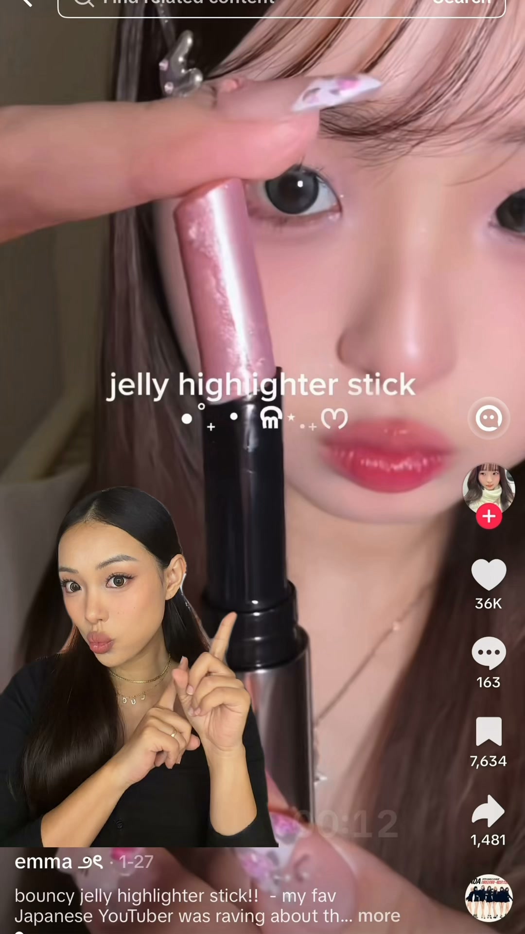 JOOCYEE Jelly Eyeshadow Stick