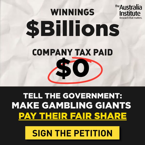 Tax gambling giants now