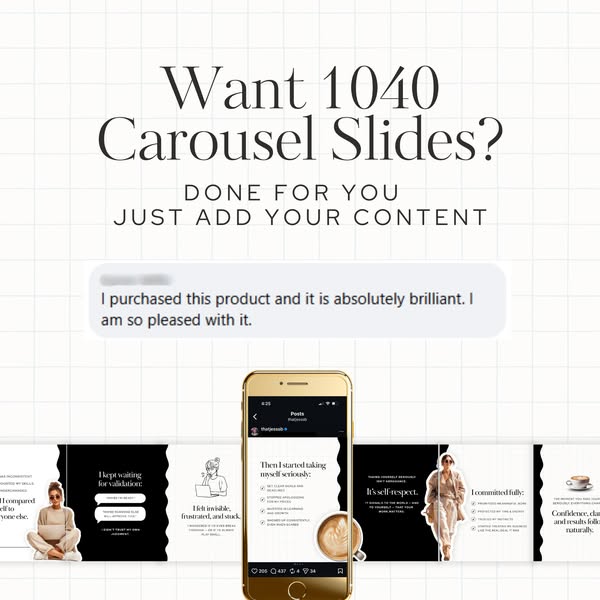 Create swipe-worthy carousels