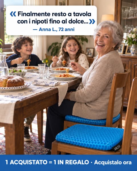 Ti fa male quando ti siedi? -42% oggi