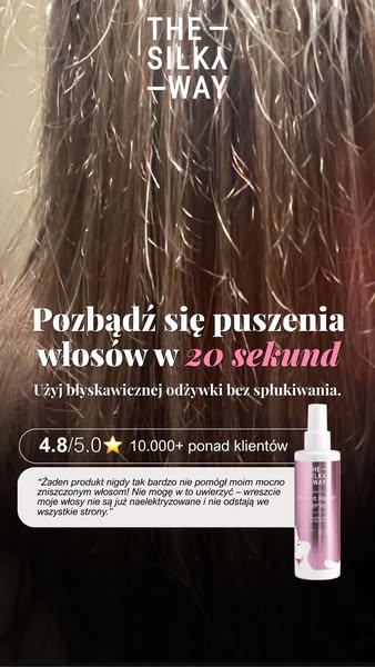 Lśniące włosy w 20 sekund!