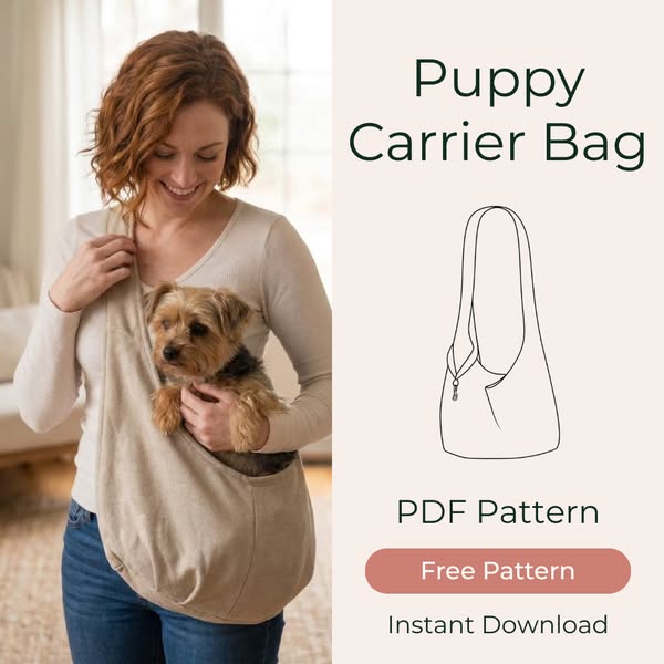 90% Off Dog Crossbody Carrier Pattern