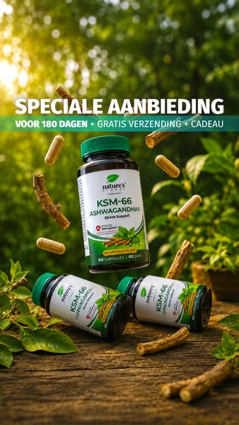 NIEUW: KSM-66 Ashwagandha® capsules