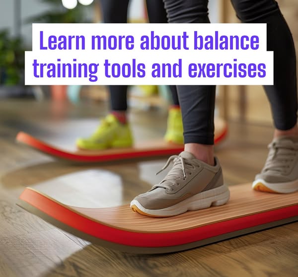 Learn more about balance training tools and exercises
