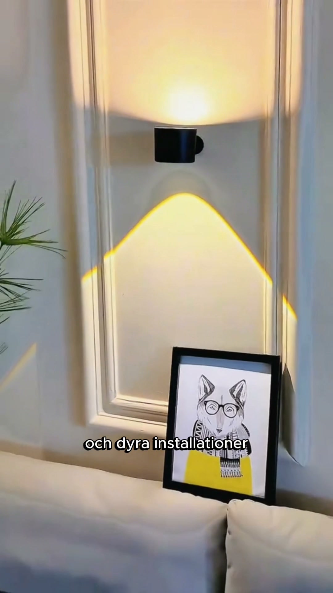 Flexibel LED-vägglampa