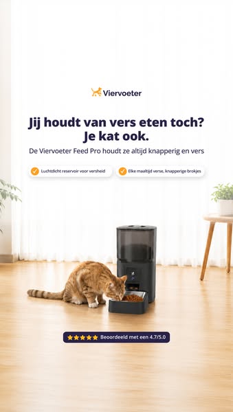 Nooit meer twijfelen of je huisdier gevoed