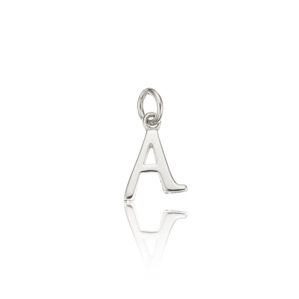 Silver Individual Curve Initial Charm