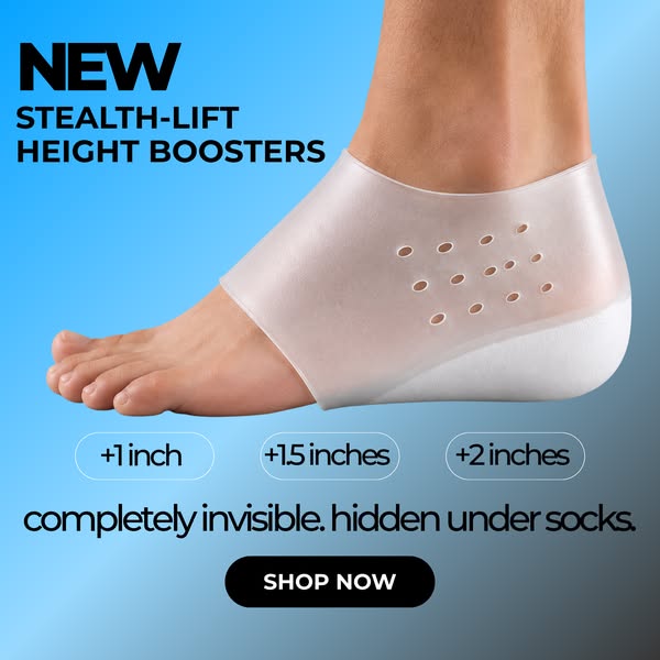 The First Height Booster That Doesn’t Destroy Your Feet.