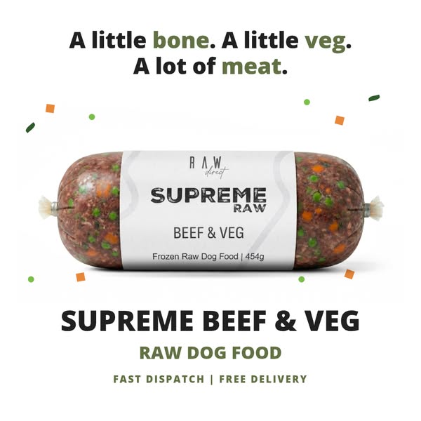 Supreme Beef & Veg Raw Dog Food