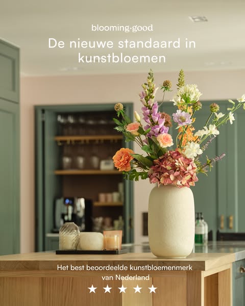 De nieuwe standaard in kunstbloemen.