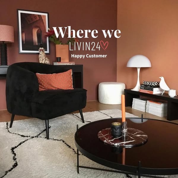 Velvet fauteuil Billy antraciet