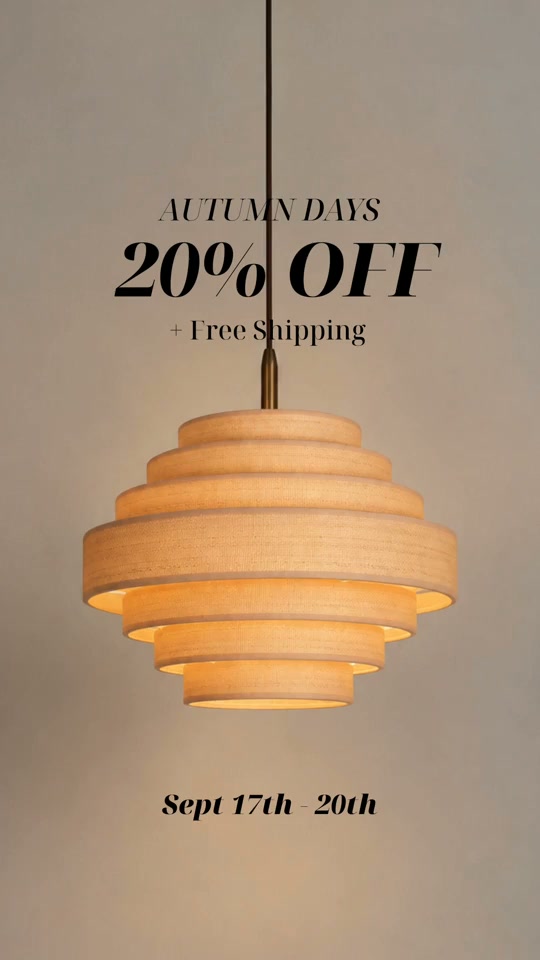 Autumn Days - 20% OFF + FREE Shipping. 17-20 Sept.