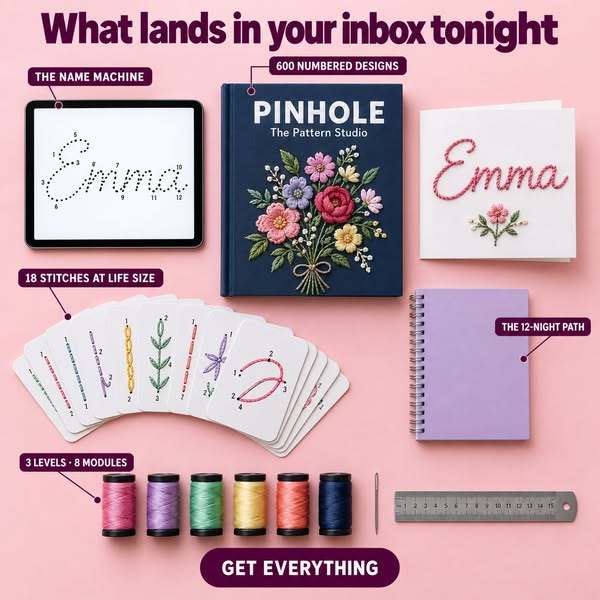 600 numbered designs.