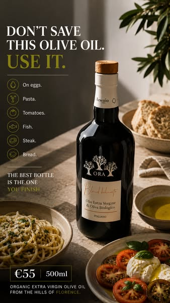 Taste What €55 Olive Oil Can Be
