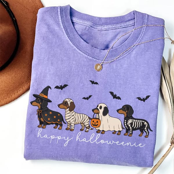 Halloween Dachshund T-shirt
