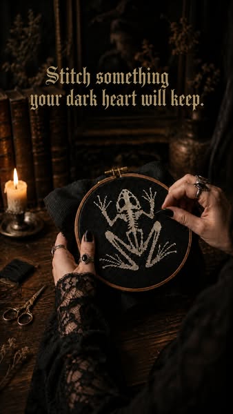 500+ New Gothic Cross Stitch Patterns