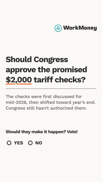 $2,000 Tariff Checks