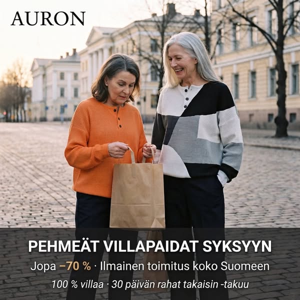Pehmeät villapaidat jopa -70%