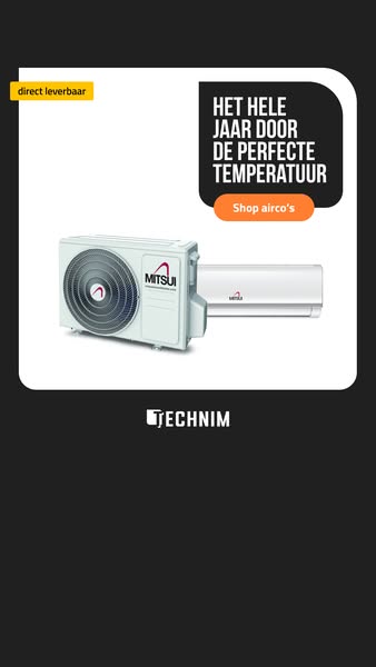 Bestel nu airco’s bij Technim